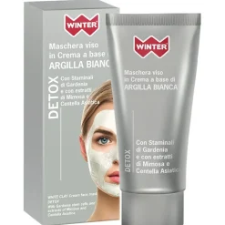 Winter Maschera Viso In Crema Detox Argilla Bianca 50ml