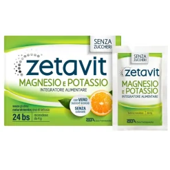 Zetavit Magnesio Potassio Senza Zucchero 24 Bustine