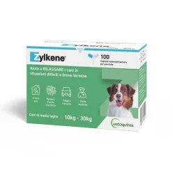 Zylkene Mangime Complementare Per Cani Taglia Media 10-30 Kg 100 Capsule