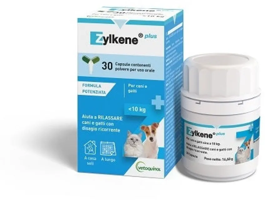 Zylkene Plus Mangime Complementare Per Cani/Gatti <10Kg 30 Capsule